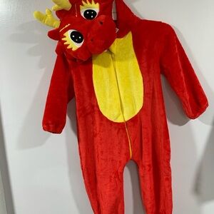 Red Dragon Costume Onesie
